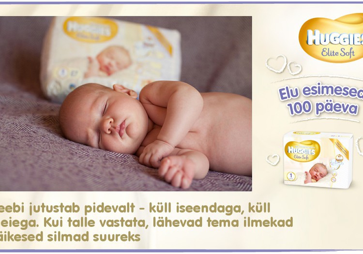 Huggies® Elite Soft esitleb: Beebi 100 esimest elupäeva (46. päev)