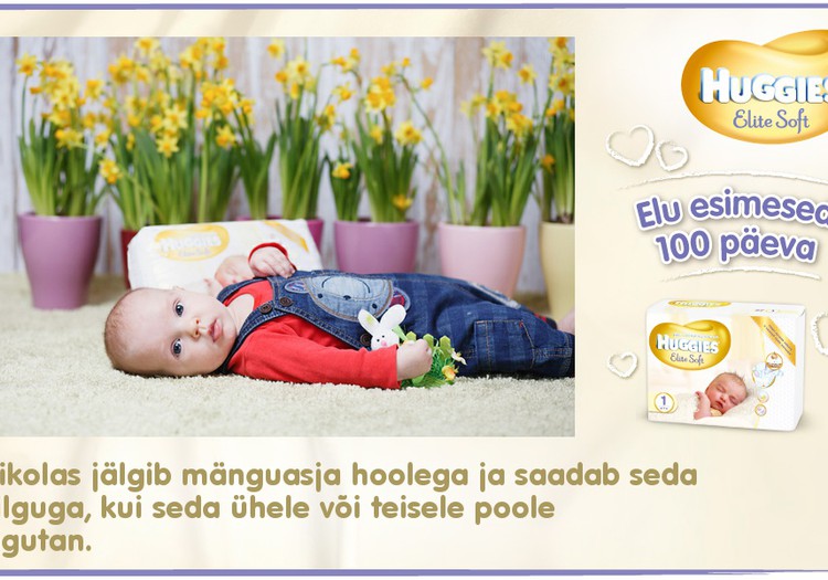 Huggies® Elite Soft esitleb: Beebi 100 esimest elupäeva (94. päev)