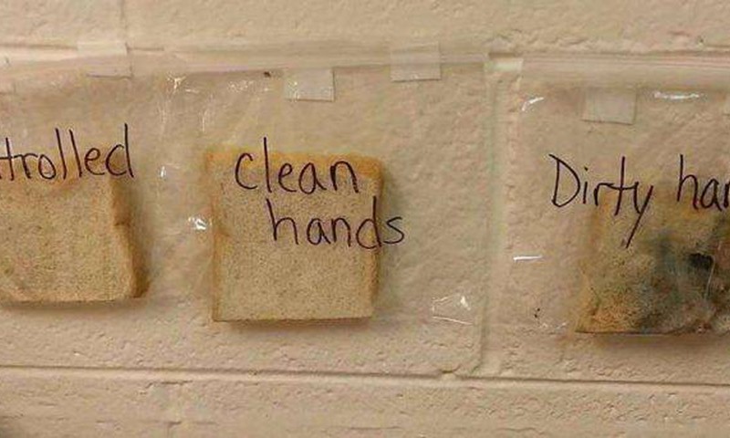 Põnev eksperiment, mis õpetab kätepesu tähtsust