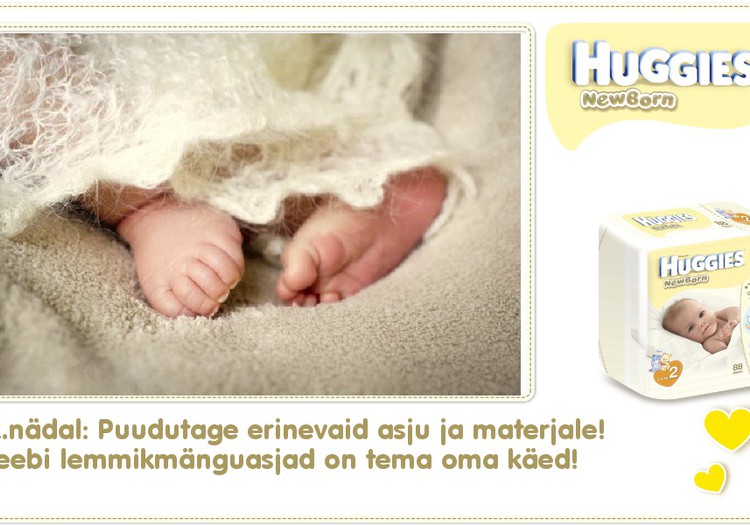 Kaheteistkümnes nädal koos Huggies® Newborn mähkmetega