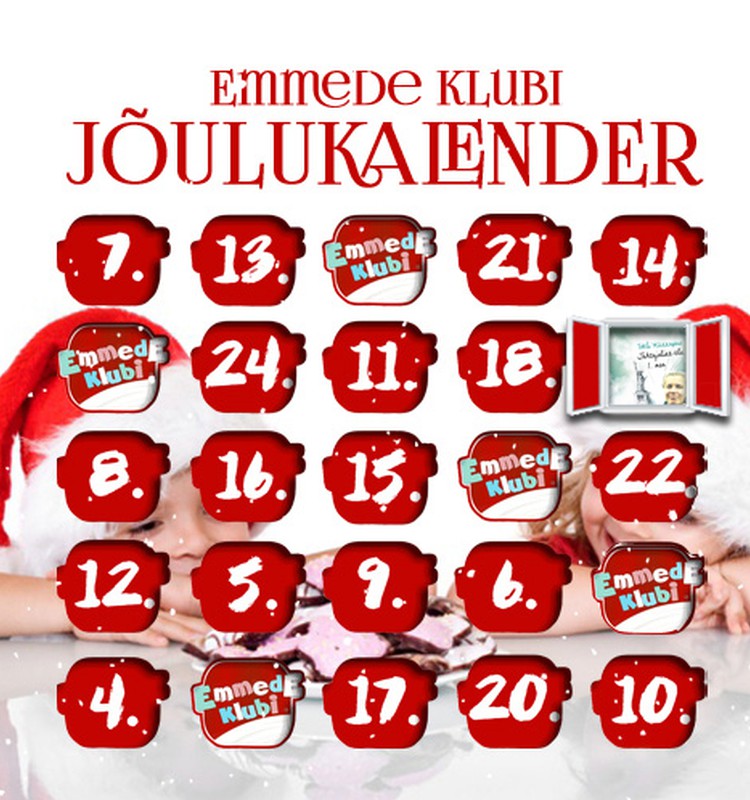 Emmede Klubi jõulukalender: 22. detsember (kolm võitjat!)