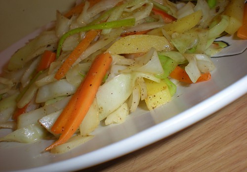 Köögivilja-kartuli wok
