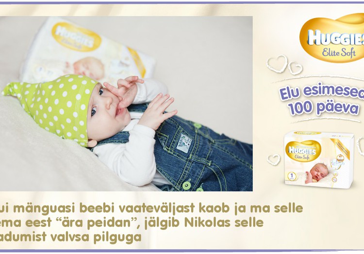 Huggies® Elite Soft esitleb: Beebi 100 esimest elupäeva (95. päev)