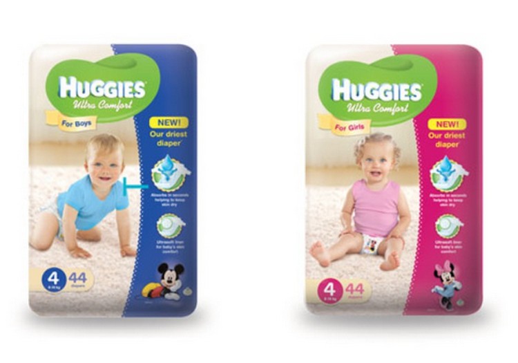 UUS! Täiustatud Huggies® Ultra Comfort mähkmed poistele ja tüdrukutele!