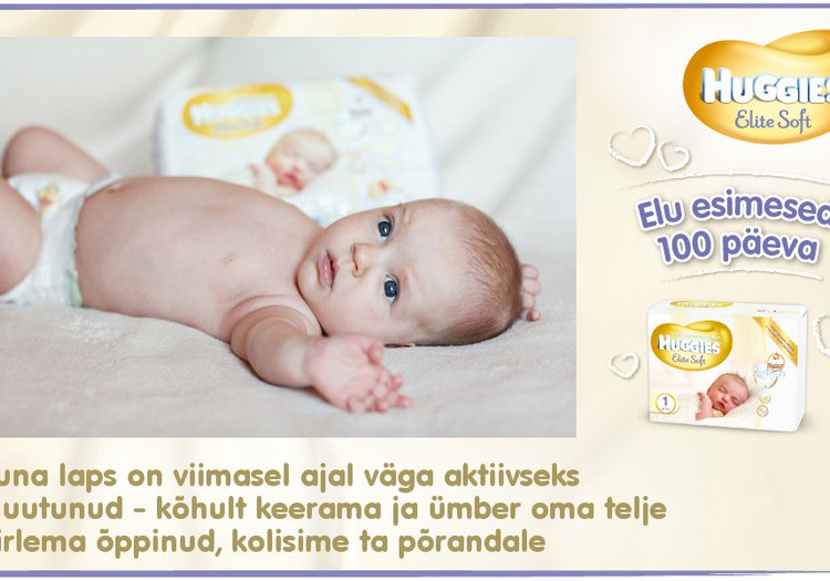 Huggies® Elite Soft esitleb: Beebi 100 esimest elupäeva (67. päev)