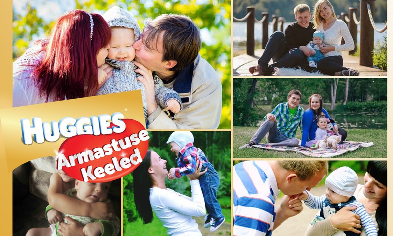Huggies® "Armastuse keeled" fotokonkursi "Meie pere armastuskeeled" võitjad!