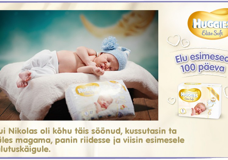 Huggies® Elite Soft esitleb: Beebi 100 esimest elupäeva (25. päev)