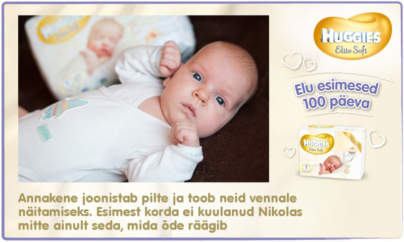 Huggies® Elite Soft esitleb: Beebi 100 esimest elupäeva (52. päev)
