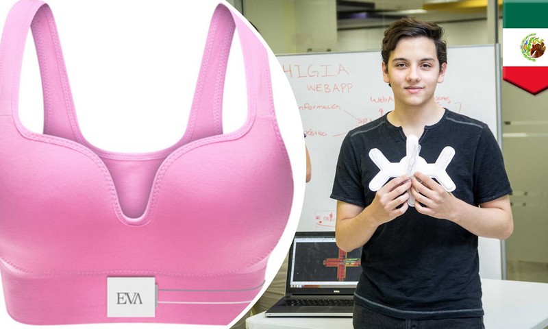 18-aastane poiss lõi rinnahoidja, mis aitab rinnavähi varakult avastada