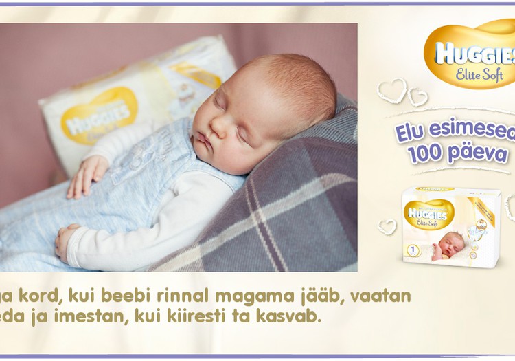 Huggies® Elite Soft esitleb: Beebi 100 esimest elupäeva (53. päev)