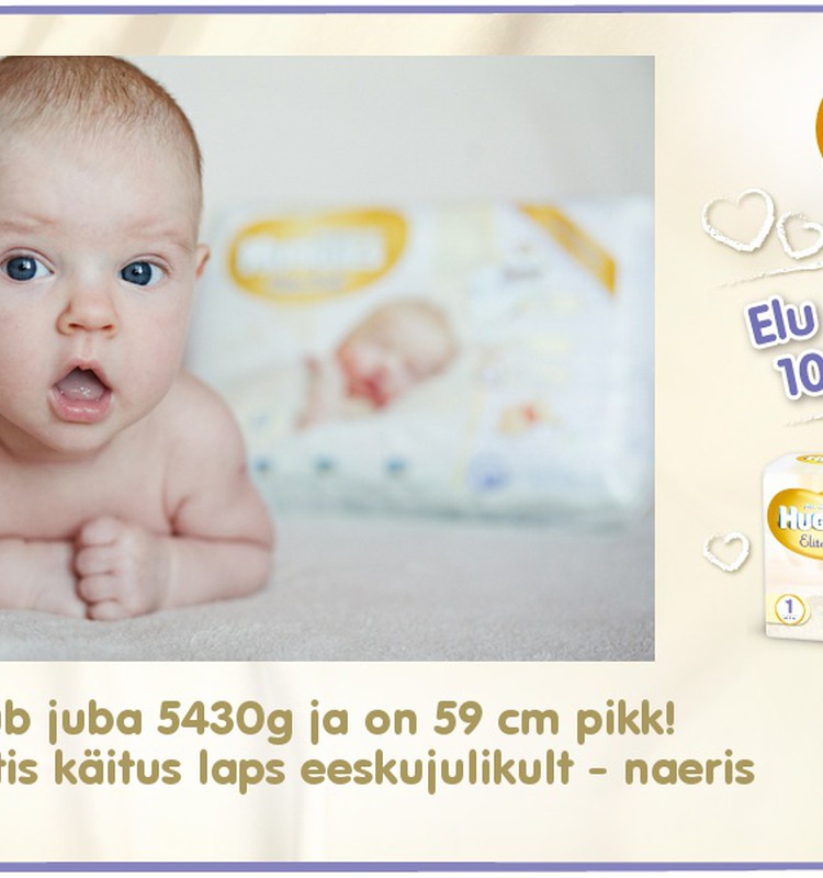 Huggies® Elite Soft esitleb: Beebi 100 esimest elupäeva (65. päev)