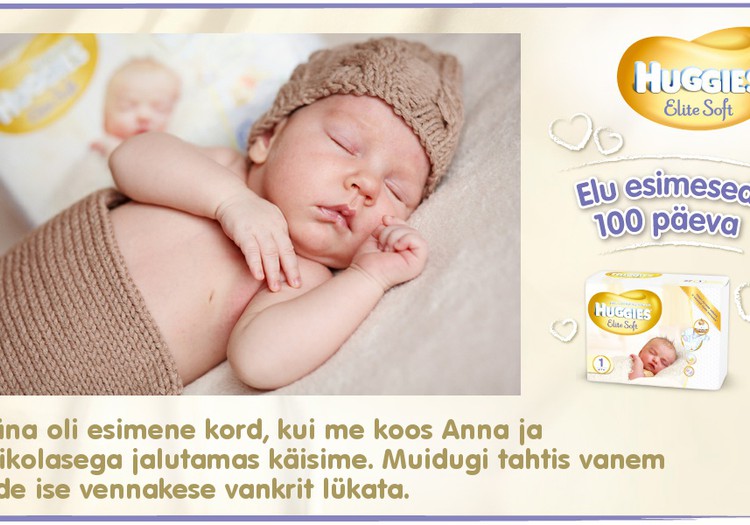 Huggies® Elite Soft esitleb: Beebi 100 esimest elupäeva (38. päev)