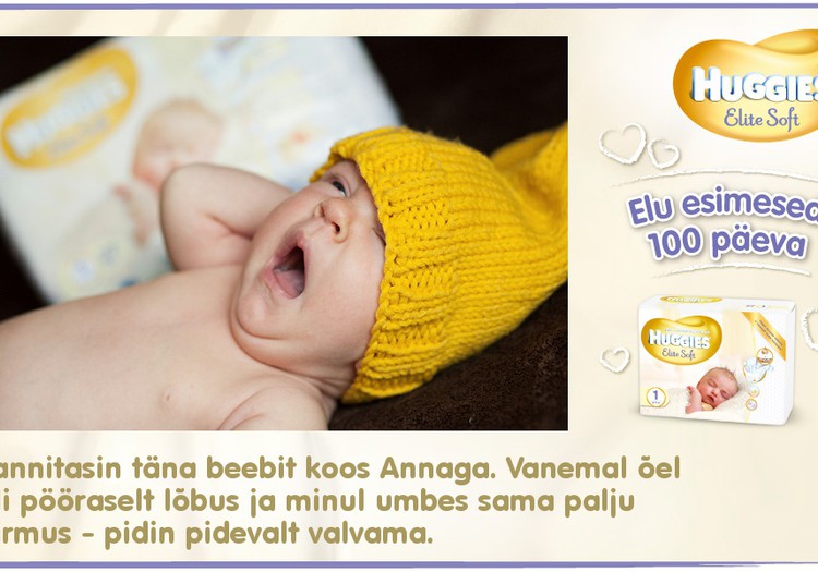 Huggies® Elite Soft esitleb: Beebi 100 esimest elupäeva (50. päev)