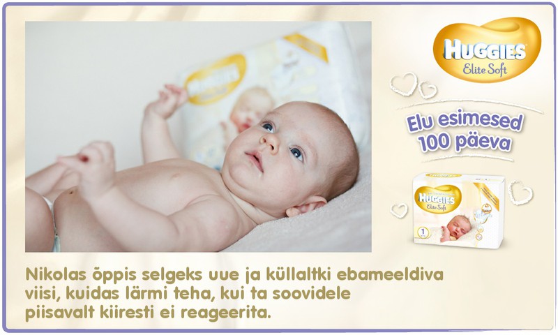 Huggies® Elite Soft esitleb: Beebi 100 esimest elupäeva (62. päev)