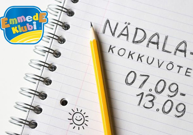 Nädalakokkuvõte: 07.-13.09.2015