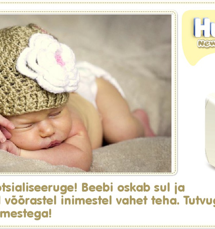 Kümnes nädal koos Huggies® Newborn mähkmetega