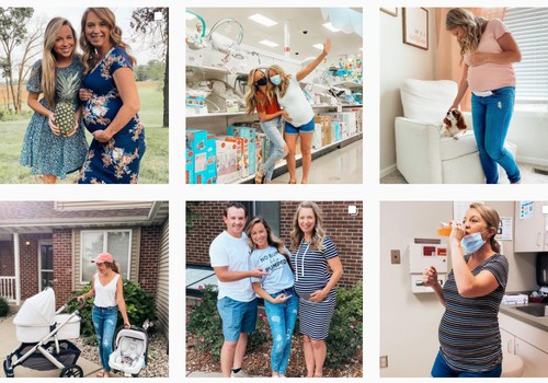 Jälgi Instagramis julget perekonda, kus ema kannab oma tütre last