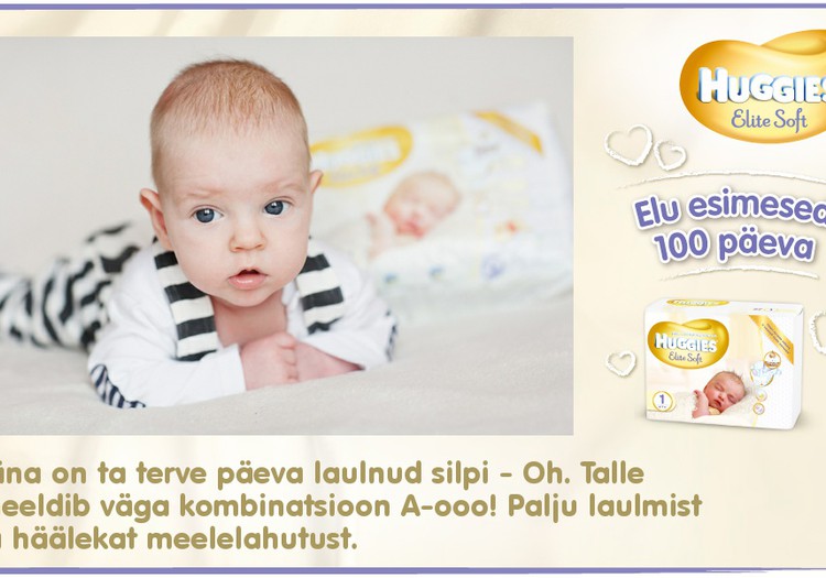 Huggies® Elite Soft esitleb: Beebi 100 esimest elupäeva (79. päev)