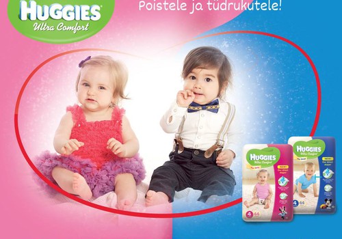 Huggies® Ultra Comfort - meie kõige kuivemad mähkmed poistele ja tüdrukutele