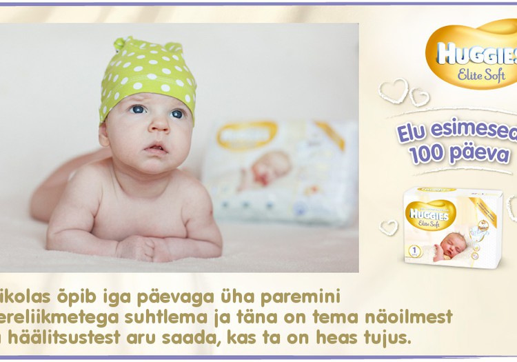 Huggies® Elite Soft esitleb: Beebi 100 esimest elupäeva (68. päev)