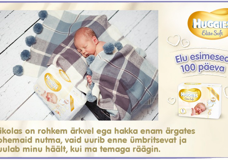 Huggies® Elite Soft esitleb: Beebi 100 esimest elupäeva (6. päev)