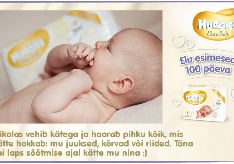 Huggies® Elite Soft esitleb: Beebi 100 esimest elupäeva (60. päev)