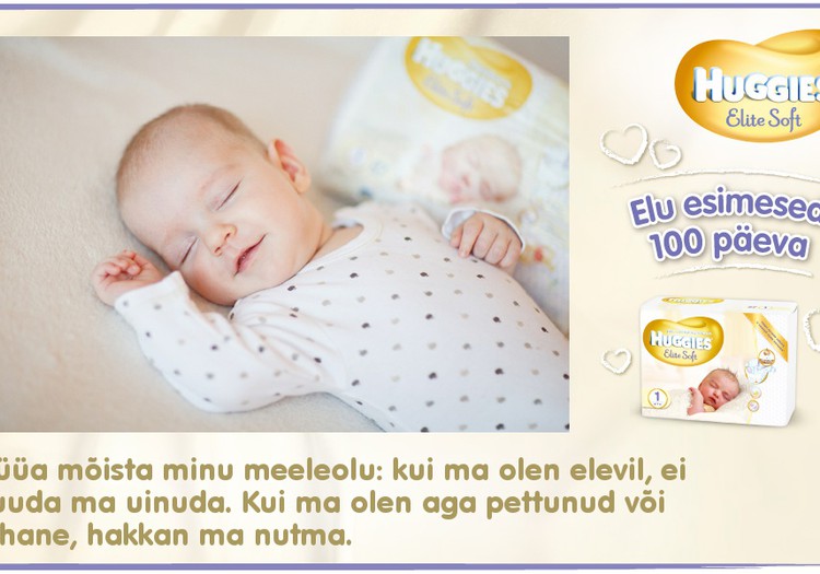 Huggies® Elite Soft esitleb: Beebi 100 esimest elupäeva (73. päev)