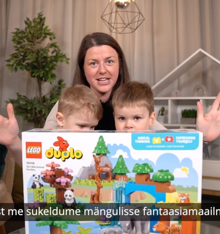 Õpime, mängime ja areneme koos LEGO DUPLO loomaperekondade komplektiga!