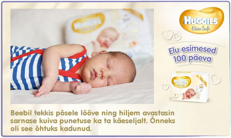 Huggies® Elite Soft esitleb: Beebi 100 esimest elupäeva (10. päev)