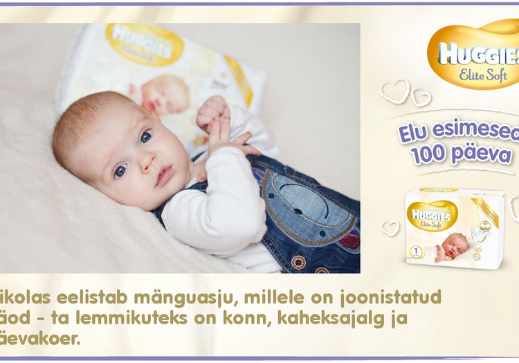 Huggies® Elite Soft esitleb: Beebi 100 esimest elupäeva (89. päev)