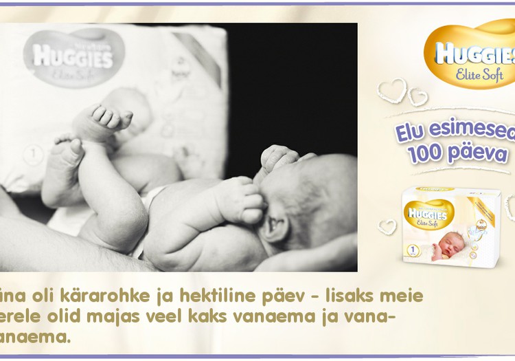 Huggies® Elite Soft esitleb: Beebi 100 esimest elupäeva (8. päev)