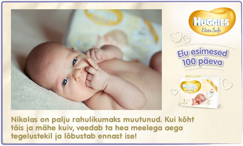 Huggies® Elite Soft esitleb: Beebi 100 esimest elupäeva (56. päev)