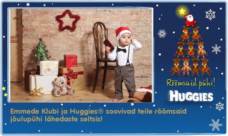 Jõulukaartide võistlus: võida Bübchen pesugeel ja talvine näokreem lapsele!
