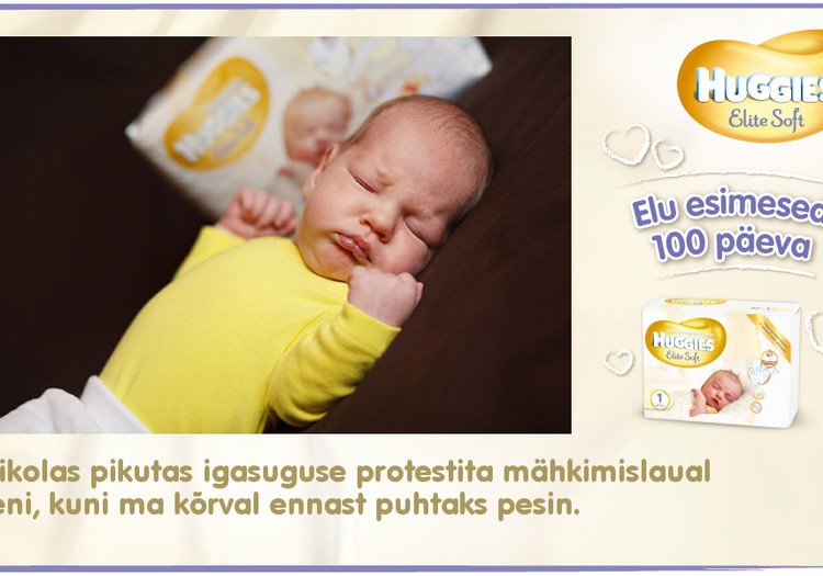 Huggies® Elite Soft esitleb: Beebi 100 esimest elupäeva (28. päev)