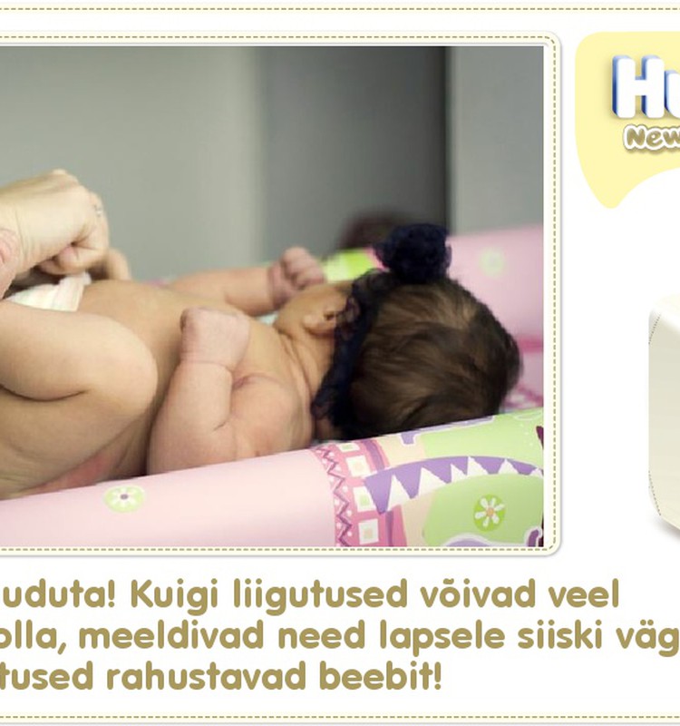 Kolmas nädal koos Huggies® Newborn mähkmetega