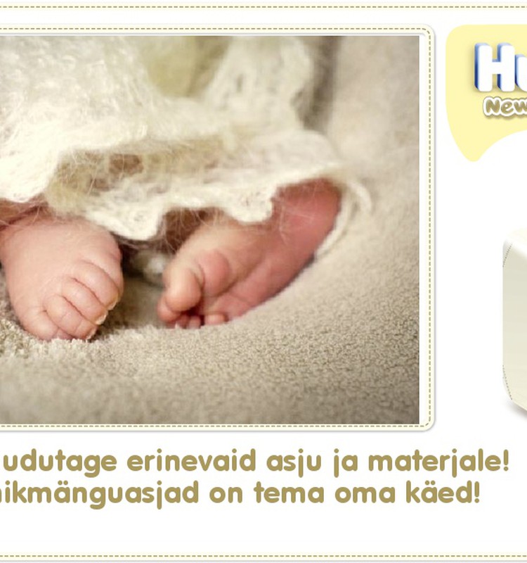 Kaheteistkümnes nädal koos Huggies® Newborn mähkmetega