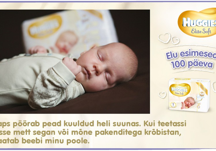 Huggies® Elite Soft esitleb: Beebi 100 esimest elupäeva (34. päev)