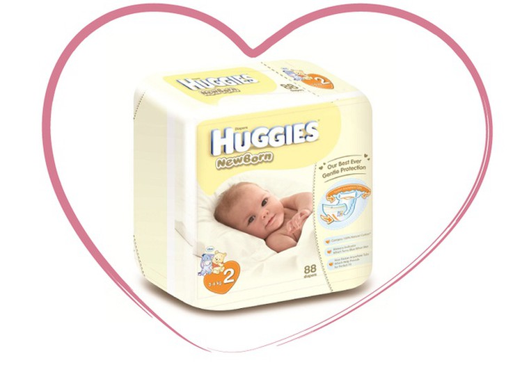 Uued Huggies ® Newborn mähkmed koos niiskusindikaatori ja spetsiaalse taskuga!