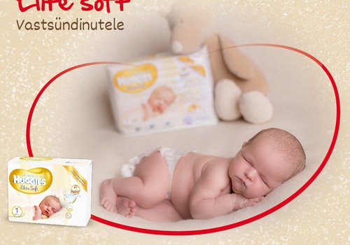 Huggies® Elite Soft mähkmed vastsündinutele - meie parim hoolitsus Sinu beebi õrnale nahale!