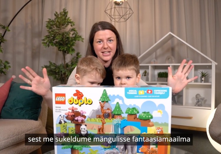 Õpime, mängime ja areneme koos LEGO DUPLO loomaperekondade komplektiga!