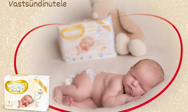 Huggies® Elite Soft mähkmed vastsündinutele - meie parim hoolitsus Sinu beebi õrnale nahale!