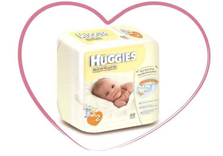 Saadame oma kasutajatele proovimiseks Huggies ® Newborn mähkmeid!