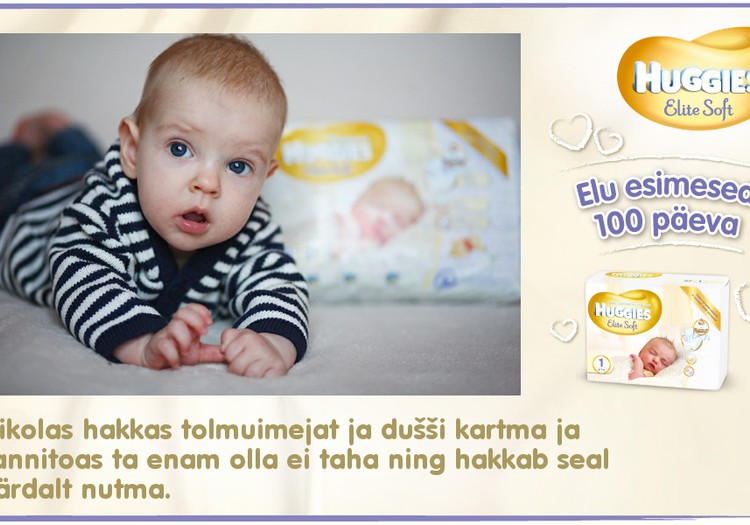 Huggies® Elite Soft esitleb: Beebi 100 esimest elupäeva (97. päev)