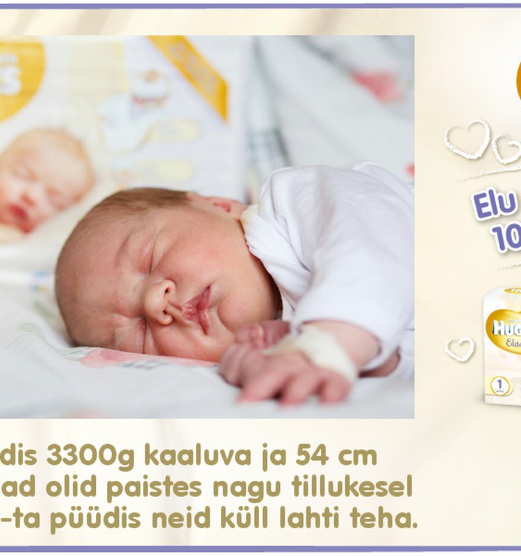 Huggies® Elite Soft esitleb: FOTOBLOGI: Beebi 100 esimest elupäeva