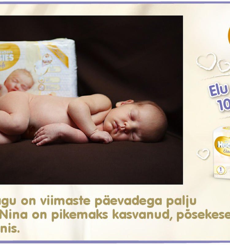 Huggies® Elite Soft esitleb: Beebi 100 esimest elupäeva (12. päev)