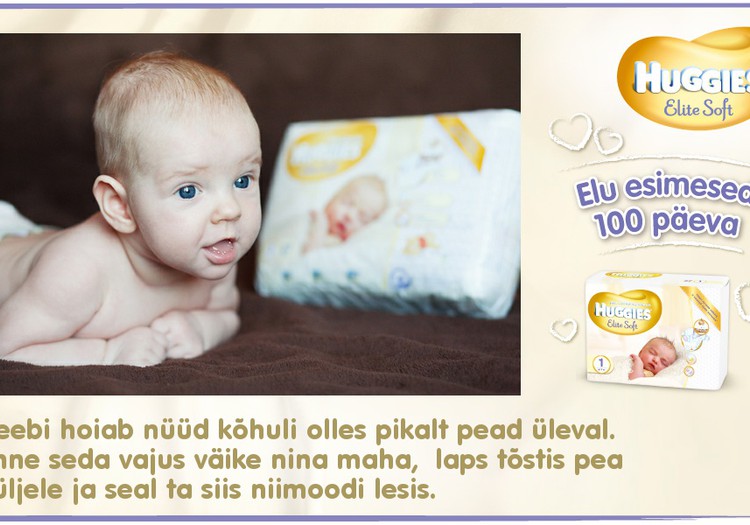 Huggies® Elite Soft esitleb: Beebi 100 esimest elupäeva (64. päev)