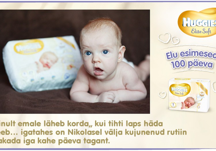 Huggies® Elite Soft esitleb: Beebi 100 esimest elupäeva (61. päev)