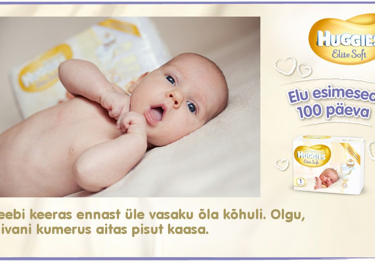 Huggies® Elite Soft esitleb: Beebi 100 esimest elupäeva (58. päev)