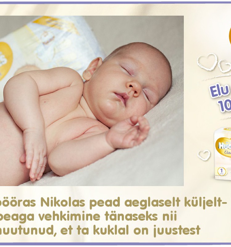 Huggies® Elite Soft esitleb: Beebi 100 esimest elupäeva (54. päev)