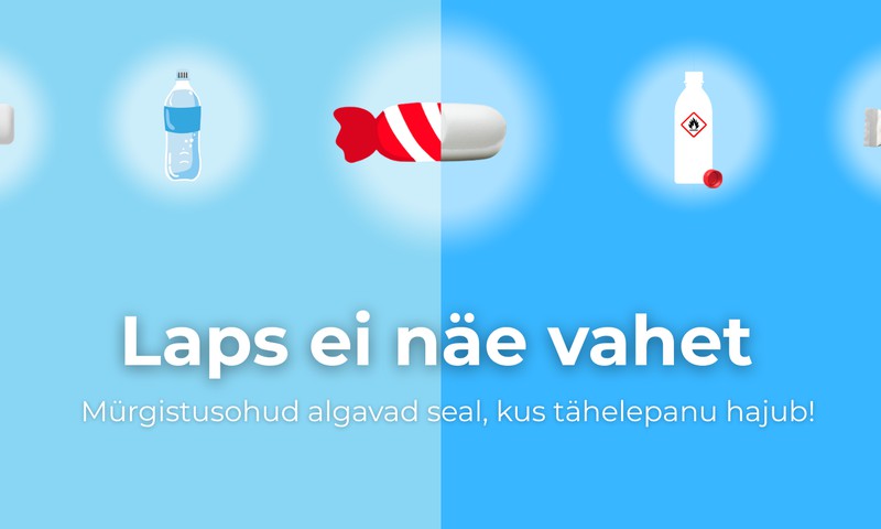Laps ei näe vahet – suvised mürgistusohud varitsevad seal, kus ema-isa tähelepanu hajub